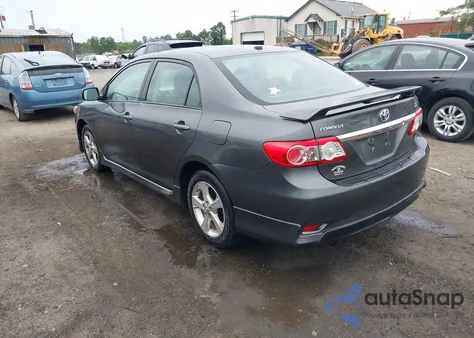 2011 Toyota Corolla S из США, поврежденный, VIN 2T1BU4EE4BC719821